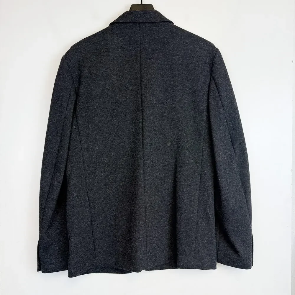 J.Crew Slim Fit Knit Suit Jacket in wool-cotton Charcoal Gray - M